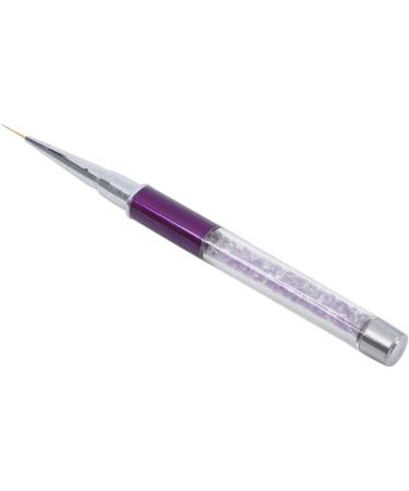 iFutniew Nail Art Handler Lines Liner Drawing Brush Uv Gel Pattern Diy Design Painting Pen Purple - Buy Online on GoSupps.com