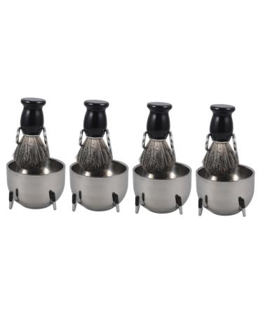 Housoutil 4 Sets Beard Brush Set Portable Shaving Mens Shaving Soap Reusable Shave Brush Body Shavers for Men Razor for Men Shaving Shavers for Men Razor Multipurpose Man