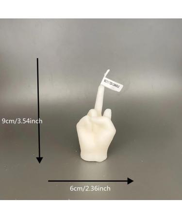Creative Finger Shape Middle Finger Scented Candle | Funny & Unique Blue Candle for Home D cor | International Shipping Available - Buy Online on GoSupps.com