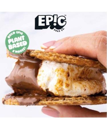 Vegan Marshmallows | American Style Epic Vegan Extra Large Toasting Marshmallows - Gluten Free - 2 Packs of 200g - Buy Online on GoSupps.com