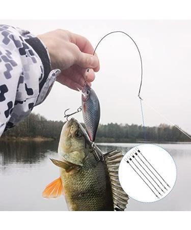 Towviy 100 pcs Steel Fishing Leaders with Carabiner - Durable Predator Fishing Wire for Pike & More | Practical Accessories for Successful Angling - Buy Online on GoSupps.com