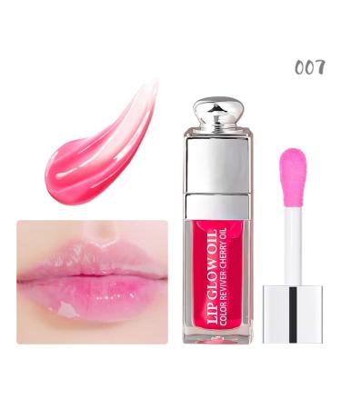 Unyoke Hydrating Lip Glow Oil: Tinted Lip Care Oil for Dry Lips - Non-Sticky Formula with Big Brush Head for Plumping Effects - Glossy Finish - 007 - Buy Online on GoSupps.com