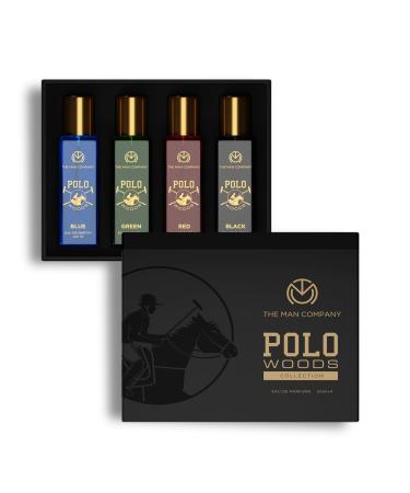 The Man Company Specially Curated Perfume Gift Set For Men Spray - 4X20Ml - Polo Woods Collection | Premium Long-Lasting Fragrance | Luxury Eau De Parfum | Gift Set For Him - Buy Online on GoSupps.com