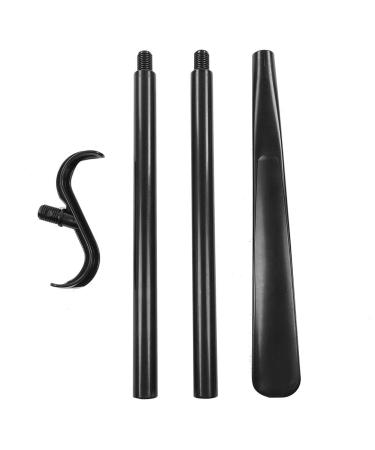Long handle Shoe horn for Seniors Portable Shoes Socks Detachable Long Dressing Stick Dressing Aids Daily Living Dressing Aid Sock Removal Tool 35 inch