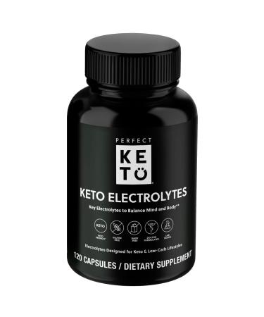 Perfect Keto Electrolytes Hydration Powder | Added Vitamin D to Boost Absorption & Support a Healthy Immune System | Sugar Free, No Carbs, Calories or Fillers | Keto-Friendly & Non-GMO Unflavored Capsules