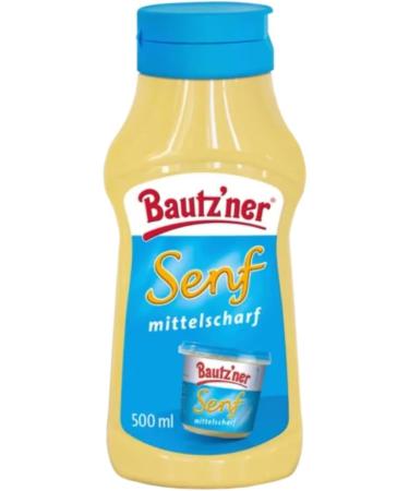 Medium sharp mustard 500ml x 5 pieces - Buy Online on GoSupps.com