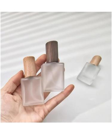 Travel-Friendly Frosted Glass Spray Bottle - Refillable Perfume & Makeup Container (Silver) | Eco-Friendly & Stylish - Buy Online on GoSupps.com