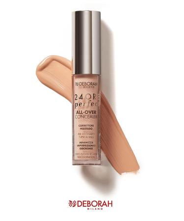Deborah Milano Liquid Corrector 24H - Perfect All-Over Concealer Light 2.1 Waterproof Long-Lasting for Dark Circles & Discoloration - 5.5g (1 Pack) - Buy Online on GoSupps.com