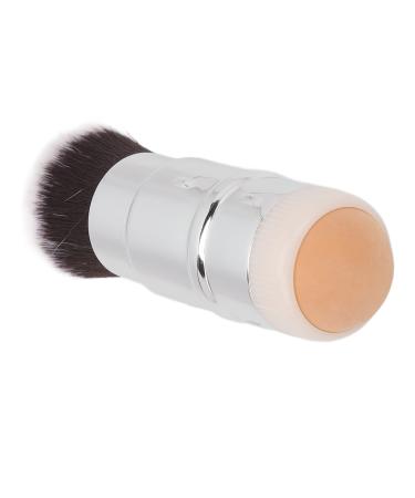 2 in 1 Face Oil Absorbing Roller Oil Absorbing Face Roller Reusable Double Headed Volcanic Stone Oil Absorbing Roller with Foundation Brush for Facial Skin Care