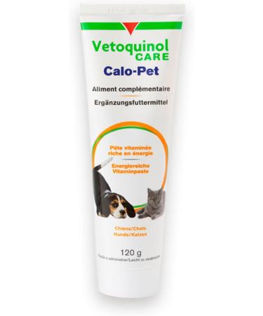 Vetoquinol Calo-Pet Paste Pack of 3 x 120g Paste Food Supplement for Dogs and Cats Use in Cases of High Nutritional Needs to Compensate for Deficiency Symptoms - Buy Online on GoSupps.com