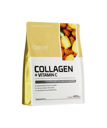 OstroVit Collagen + Vitamin C (400g) Ananas - Prot ines - Collag ne Ananas 400g