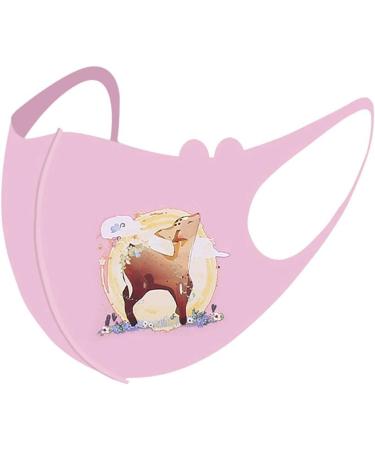 Riou 5-Piece Kids Cotton Silk Face Masks - Washable Breathable Protection Scarf for Young Girls - Buy Online on GoSupps.com