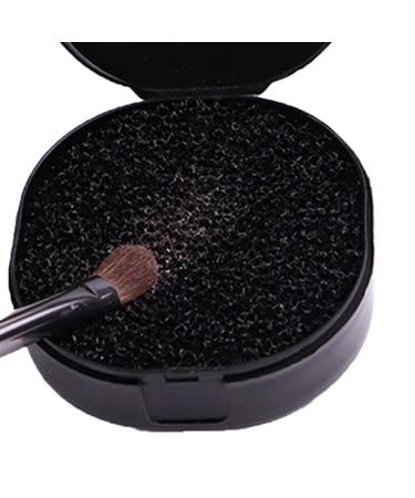 Fublazeze Makeup Brush Cleaning Mat Box Plastic Makeup Brush Cleaning Mat Box Sponge Makeup Brush Man/Woman