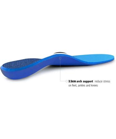 Plantar Fasciitis Insoles | Arch Supports for Flat Feet & High Arch Pain Relief - Men's 4-4.5 Women's 6-6.5 - Buy Online on GoSupps.com