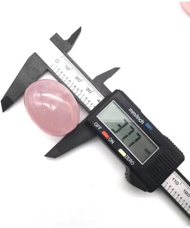 Natural Crystal Rough Natural Quartz Crystal 10pc 25mm-35mm Natural Polishing Stone Rose Quartz Tumble Stones for Home Office Decor - Buy Online on GoSupps.com