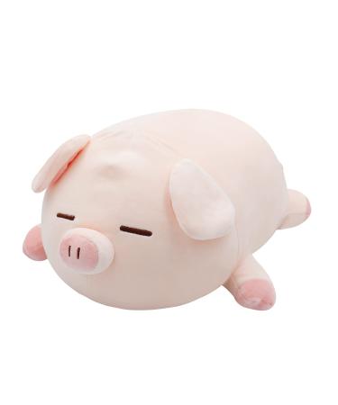 Pig Plush Stuffed Animals Chubby Toy Kawaii Plush Pig Pillow Soft Toys Pig Cushion Doll Animal Hugging Pillow Toys Children Plush Toy Toddler Gift Plush Birthday Gift Decoration at Home 15.7 Inch Multicoloured 15.7 inch