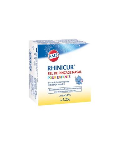 Rhinicur nasal rinse salt children's bags 20 pieces - Buy Online on GoSupps.com