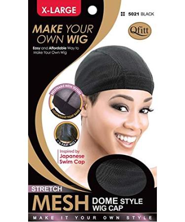 (12 Pack) Qfitt Mesh Dome Style Wig Cap Extra Large #5021 - Bulk Pack Wig Caps for Comfortable and Secure Fit - Buy Online on GoSupps.com
