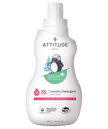 Attitude Little Ones Fragrance Free Laundry Detergent 35.5 Fluid Ounce