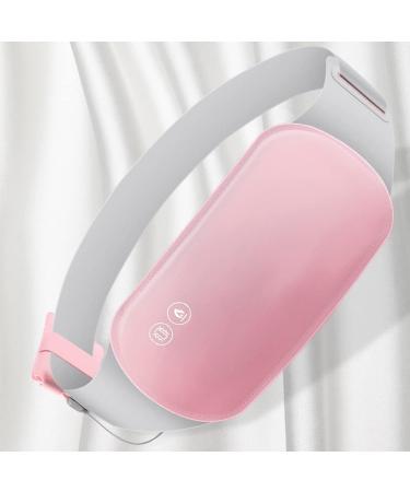 Portable Heating Pad for Period Cramps and Back Pain - USB Belly Wrap with Vibration Massage - 3 Heat Levels - Women's Fast Heating Belt - Buy Online on GoSupps.com