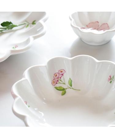 Fruit Bowl Snack Containers Soy Sauce Plate Flower Shape Ceramic Mini Condiment Dish Side Dish Appetizer Plate Sushi Soy Dip Bowl Serving Plate Set Breakfast Bowls (Color : A) (B) - Buy Online on GoSupps.com