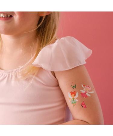 Kids Fairies Variety Set - 25 Assorted Premium Waterproof Metallic Temporary Tattoos for Girls - Buy Online on GoSupps.com