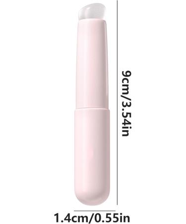 Silicone Lip Brush - Silicone Lip Applicator Lip Balm Applicator | Silicone Round Head Angled Lip Brushes Multifunction Lip Brush Applicator Pink - Buy Online on GoSupps.com