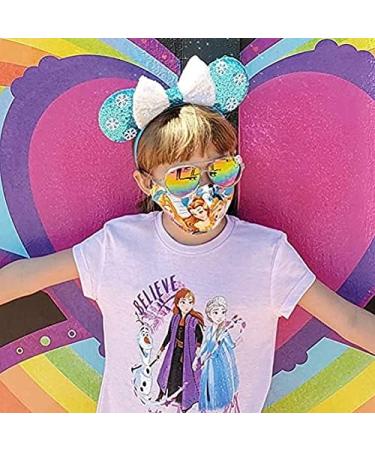 Mouse Ear Cosplay Party Hairband Shiny Bows Mouse Ears for Kids Girls Women Princess Party Decorations Cosplay (blue) - Buy Online on GoSupps.com