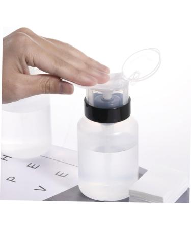  HONMEET Set of 5 210ml Nail Polish Remover Bottles Liquid Storage Sub-Bottles Lockable Safe Alcohol Bottles - Buy Online on GoSupps.com
