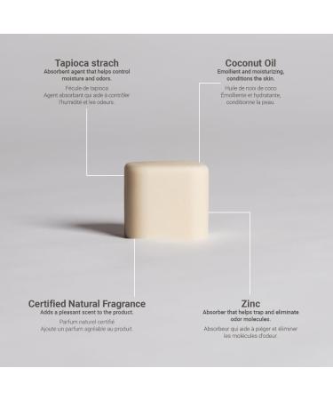 KIIMA Refillable Deodorant Refill Kit GROOM Sage & Cedar Natural Deodorant formulated without Aluminum or Parabens For Men and Women 38.5g (Pack of 4) - Buy Online on GoSupps.com