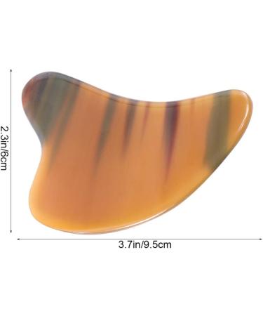 Handmade Buffalo Horn Gua Sha Board - 1Pc Scraping Massage Tool for Muscle Pain Relief - Buy Online on GoSupps.com