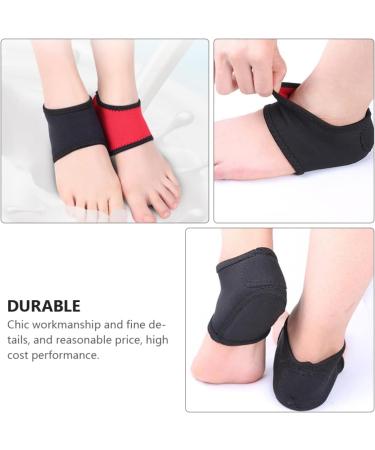 COHEALI Foot Heel Pads - 2Pcs Feet Care Covers for Plantar Fasciitis - Heel Support Sleeves with Anti-Cracking Cushion - Buy Online on GoSupps.com
