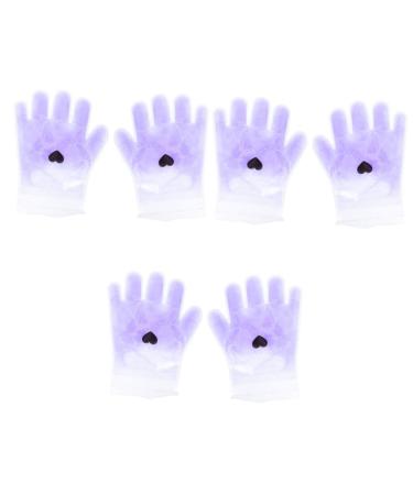 POPETPOP Paraffin Wax Hand Film 3 Pairs Lavender Hand Wax Set Pe Bag Portable Paraffin Wax Cover Kit