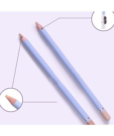Concealer Pencil Multifunctional Waterproof Pencil with Pencil Sharpener Long Lasting Moisturizing Pencil with Sharpener Ivory White - Buy Online on GoSupps.com