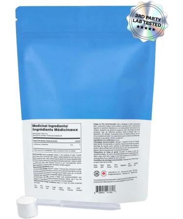 Donson L-Glutamine Powder 250g For Post Workout Muscle Recovery Immunity Digestive Health Pure Unflavoured L-Glutamine Powder 50 Servings - Buy Online on GoSupps.com