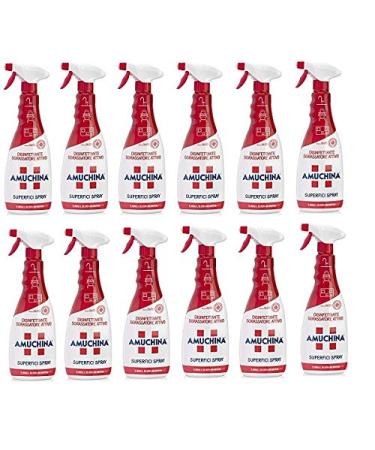 Set of 12 AMUCHINA Sgrassatore Trigger Detergenti 750 ml