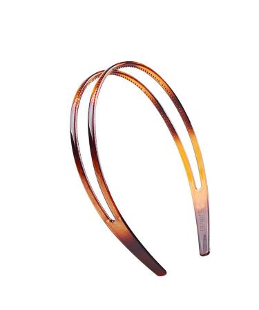 Set of 2 High-Grade Women's Hard Plastic Headbands in Black and Brown - Style F - Buy Online on GoSupps.com