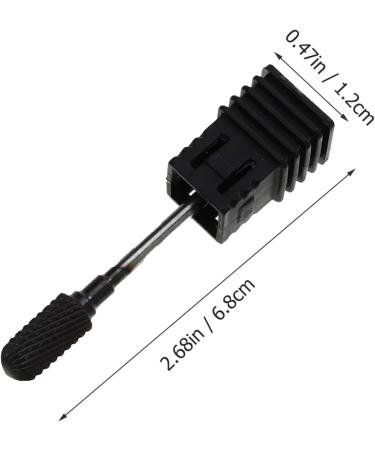 Ipetboom Nail Polisher Nails Tools Nail Cuticle Bit Nail Art Drill Bits Nails Drill Bits Para U as Black Suits Nail Grinding Bits Nail Art Tool Pedicure Tungsten Steel Accessories - Buy Online on GoSupps.com