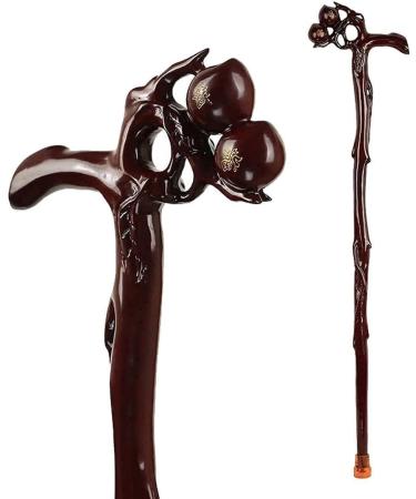 Canes Walking Sticks Wood Walking Sticks with Handle for Old Man Aged Peach Style Walker Assisting Unisex Rosewood Cane Mobility Living Aids Star of Light - Buy Online on GoSupps.com