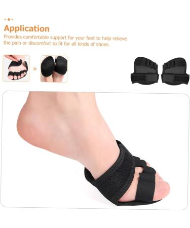 Adjustable Forefoot Cushions & Non-Slip Toe Socks for Dance & Yoga - Comfortable Half Foot Pads - Buy Online on GoSupps.com