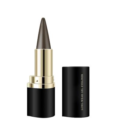 Braun Gel Eyeliner Waterproof Eyeliner Pencil Waterproof Long Lasting Gel Eyeliner Highly pigmented multifunctional eye makeup 36 g for a natural bold look Brown