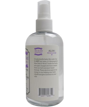 OAK & SAGE Homeopathic All in 1 Skin Care with Lavender - NonLather - Unscented - 8oz - 100% Herbs/Plants No Alcohol No Chemicals - for Normal Dry Oily and Sensitive Skin Types - Buy Online on GoSupps.com