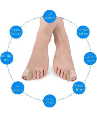 DEAVER Big Toe Hallux Valgus Corrector - Silicone Gel Separator for Men & Women - Foot Care, 3 Pairs - Buy Online on GoSupps.com