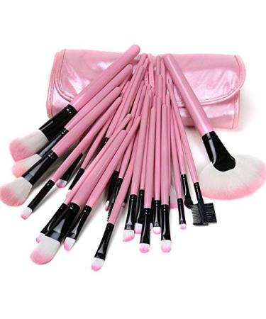ZJchao 32 Pink Makeup Brush Set Professional Cosmetics Brushes for Foundation Blush & Eyeshadow | International Shipping Available - Buy Online on GoSupps.com