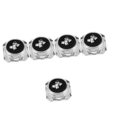 Healvian 5 Sets Dental Drill Transparent Chemicals Various Plastic 0.5x0.5cmx5pcs Transparentx5pcs