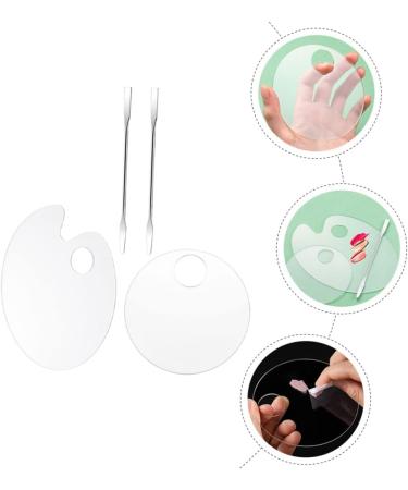 NOLITOY Nail Art Palette & Spatula Set - Travel-Friendly Makeup Tray for Gel Nail Polish & Watercolor Painting - Buy Online on GoSupps.com