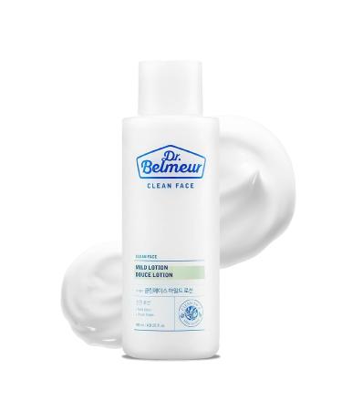Clean Face (Mild Lotion 4.9fl oz) - Refreshing Moisturizer for Hydration Non-Greasy. Korean Skin Care by LG Beauty. Panthenol Mint Sage Phytosphingosine.