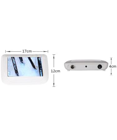 Rchargeable Skin Diagnosis Hair Analyzer 50X Three Spectra and 200X Magnification Skin Detector with 5 Inch Digital LCD Screen for Home Beauty Salon Spa - Buy Online on GoSupps.com
