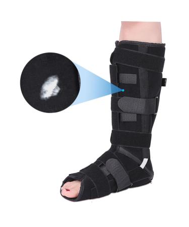 Mobestech Ankle Support Brace for Adults - Fixed Ankle Support for Ankle Fractures - Adjustable Black Splint - Buy Online on GoSupps.com