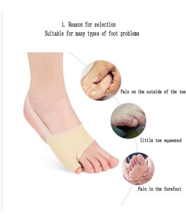 DEAVER Bunion Toe Separator Spreader - Anti-Pain Care Cover for Hallux Valgus - 4 Pairs Small - Buy Online on GoSupps.com